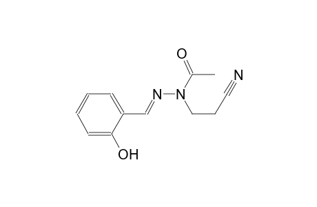 N-(2-cyanoethyl)-N'-[(E)-(2-hydroxyphenyl)methylidene]acetohydrazide