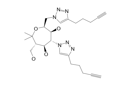 #24;(2S,3S,4R,5S,6S)-6-(HYDROXYMETHYL)-7,7-DIMETHYL-4-[4'-(PENT-4''-YN-YL)-1H-1',2',3'-TRIAZOL-1'-YL]-2-[[4'-(PENT-4''-YN-YL)-1H-1',2',3'-TRIAZOL-1'-YL]-METHYL