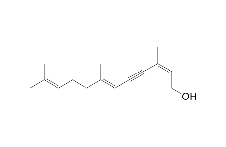 (2Z,6E)-3,7,11-Trimethyldodeca-2,6,10-trien-4-yn-1-ol