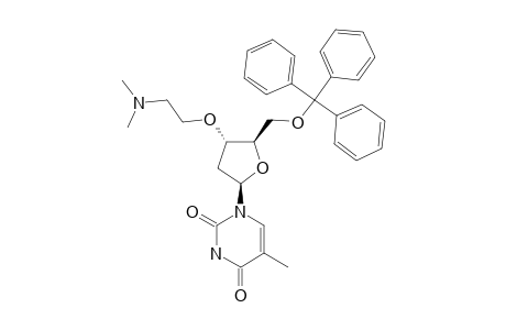 3'-O-(2-DIMETHYLAMINOETHYL)-5'-O-TRITYLTHYMIDINE