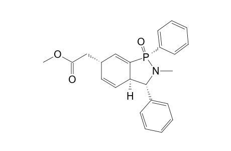 (1RS,3SR,3ARS,6SR)-2,3,3A,6-TETRAHYDRO-6-(METHOXYCARBONYLMETHYL)-2-METHYL-1,3-DIPHENYLBENZO-[C]-[1,2]-AZAPHOSPHOLE-1-OXIDE