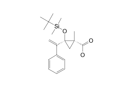 TRANS-2-TERT.-BUTYLDIMETHYLSILOXY-CIS-2-(1-PHENYLETHENYL)-1-METHYL-R-1-CYCLOPROPANECARBOXYLIC_ACID