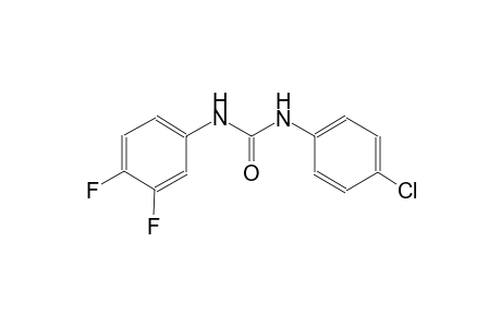 N-(4-chlorophenyl)-N'-(3,4-difluorophenyl)urea