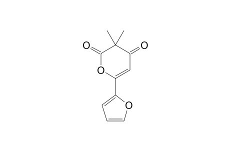 6-(2-FURYL)-3,3-DIMETHYL-2H-PYRAN-2,4(3H)-DIONE