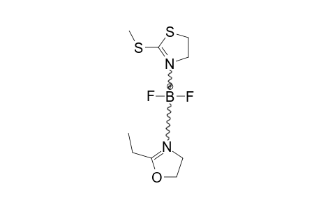 (2-ETHYL-2-OXAZOLINE)-(2-(METHYLTHIO)-2-THIAZOLINE)-DIFLUORO-BORON-CATION