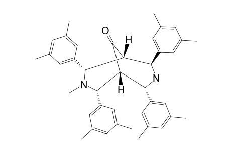 2,4,6,8-TETRA-(3,5-DIMETHYLPHENYL)-3-METHYL-3,7-DIAZABICYCLO-[3.3.1]-NONAN-9-ONE