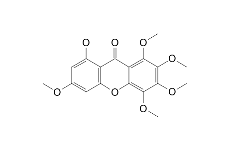 1-HYDROXY-3,5,6,7,8-PENTAMETHOXY-XANTHONE