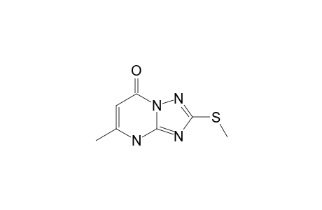 5-methyl-2-methylsulfanyl-1H-[1,2,4]triazolo[5,1-b]pyrimidin-7-one