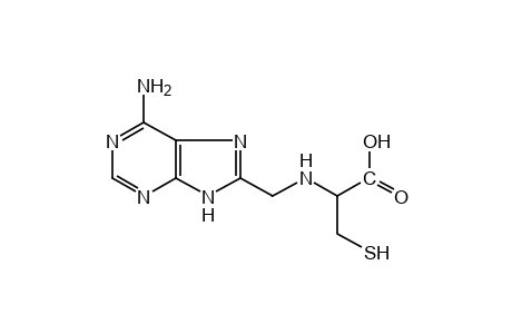 N-[(6-AMINO-9H-PURIN-8-YL)METHYL]CYSTEINE