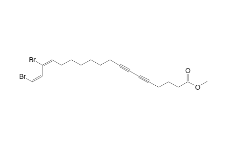 16,18-DIBROMO-(15E,17Z)-OCTADECA-15,17-DIENE-5,7-DIYNOIC-ACID-METHYLESTER