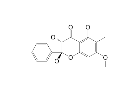 TRANS-2,3,5-TRIHYDROXY-6-METHYL-7-METHOXY-FLAVANONE