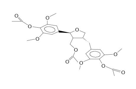 (+/-)-5,5'-DIMETHOXYLARICIRESINOL TRIACETATE