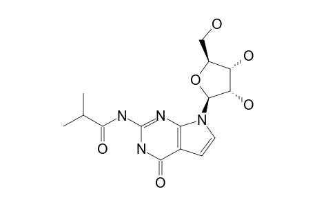 2-[(2-METHYLPROPANOYL)-AMINO]-7-(BETA-D-RIBOFURANOSYL)-3H-PYRROLO-[2,3-D]-PYRIMIDIN-4(7H)-ONE