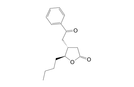 (4R,5S)-(TRANS)-5-N-BUTYL-4-(BENZOYLMETHYL)-4,5-DIHYDRO-2(3H)-FURANONE