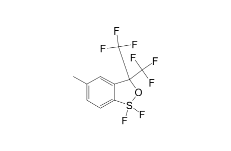 1,1-DIFLUORO-3,3-BIS-(TRIFLUOROMETHYL)-5-METHYL-[3-H-2,1-BENZOXATHIOLE]