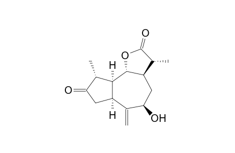 (1R,4S,5S,7S,9S,11S)-3-OXO-9-HYDROXYGUAI-10(14)EN-6,12-OLIDE, 3-OXOGRANDOLIDE