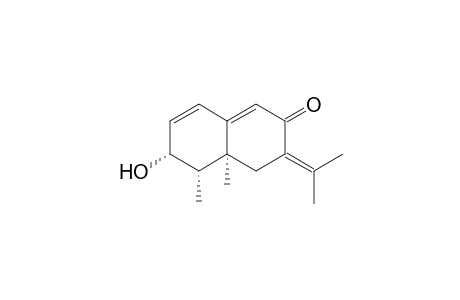 2(3H)-Naphthalenone, 4,4a,5,6-tetrahydro-6-hydroxy-4a,5-dimethyl-3-(1-methylethylidene)-, (4a.alpha.,5.alpha.,6.alpha.)-(+)-