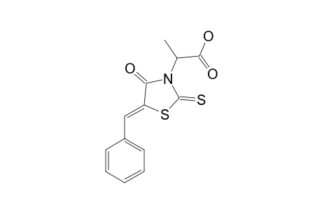 2-(5-BENZYLIDENE-4-OXO-2-THIOXO-THIOZOLIDENE-3-YL)-PROPANOIC-ACID