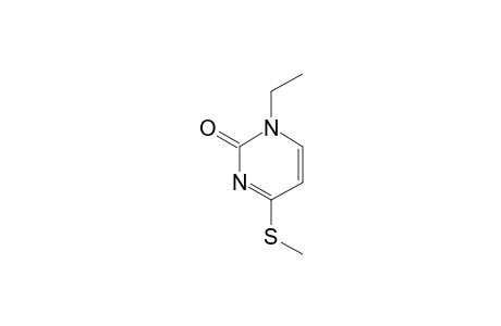 1-ETHYL-4-(METHYLSULFANYL)-PYRIMIDIN-2(1H)-ONE