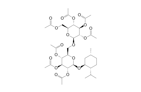 (-)-MENTHOL-3-O-BETA-D-GENTIOBIOSIDE-HEPTAACETATE