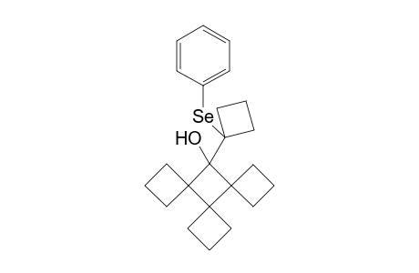 13-[1'-(Phenylselanyl)cyclobutyl]trispiro[3.0.3.0.3.1]tridecan-13-ol