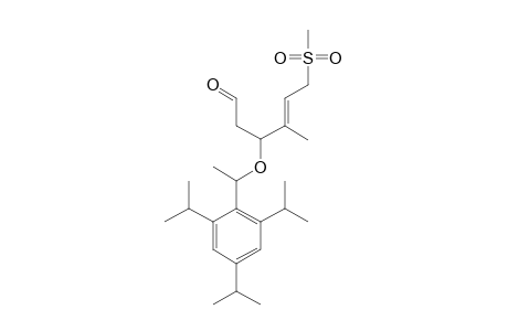 (3S,4E)/(3R,4E)-4-METHYL-6-(METHYLSULFONYL)-3-[(S)-1-(2,4,6-TRIISOPROPYLPHENYL)-ETHOXY]-HEX-4-ENAL