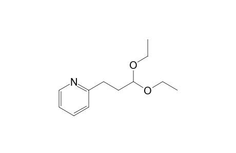 2-(3,3-Diethoxypropyl)pyridine