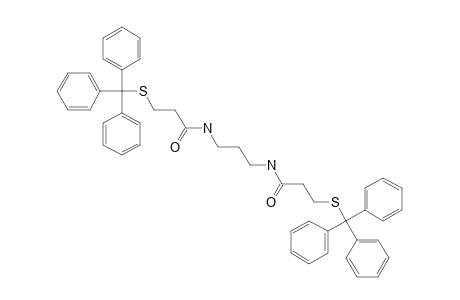 N,N'-(PROPANE-1,3-DIYL)-BIS-[3-(TRIPHENYLMETHYLTHIO)-PROPANAMIDE]