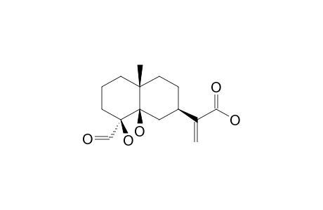 4-BETA,5-BETA-DIHYDROXY-15-OXO-EUDESM-11(13)-EN-12-OIC-ACID