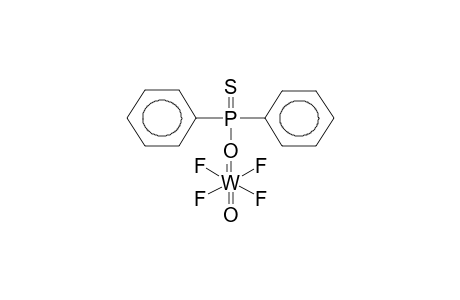 TETRAFLUORO(DIPHENYLTHIOPHOSPHINIC ACID)OXOTUNGSTENE (THIONE TAUTOMER)