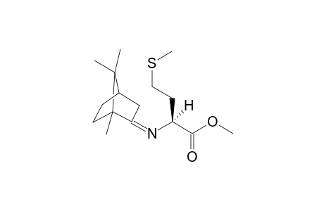 Methyl N-[(1R,2E,4R)-bornan-2-ylidene]-(S)-methioninate [methyl (S)-2'-([1R,2E,4R]-1,7,7,trimethylbicyclo[2.2.1]heptan-2-ylideneamino)-5'thiohexanoate]