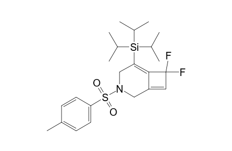 N-TOSYL-3,3-DIFLUORO-5-TRIISOPROPYLSILYL-7-AZA-BICYCLO-[4.2.0]-OCTA-1,4-DIENE