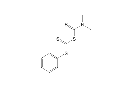 TRITHIOCARBONIC ACID, PHENYL ESTER, ANHYDROSULFIDE WITH DIMETHYLDITHIOCARBAMIC ACID