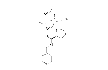 BENZYL-N-[N-ACETYL-2,2-BIS-(PROP-2-EN-1-YL)-GLYCYL]-L-PROLINATE;BENZYL-N-[2-(ACETYLAMINO)-2-(PROP-2-EN-1-YL)-PENT-4-ENOYL]-L-PROLINATE