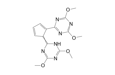 1,3,5-Triazine, 2-[2-(4,6-dimethoxy-1,3,5-triazin-2-yl)-2,4-cyclopentadien-1-ylidene]-1,2-dihydro-4,6-dimethoxy-