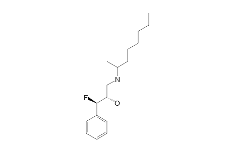 (1R,2S)-1-FLUORO-1-PHENYL-3-(2'-OCTYLAMINO)-1-PHENYLPROPAN-2-OL