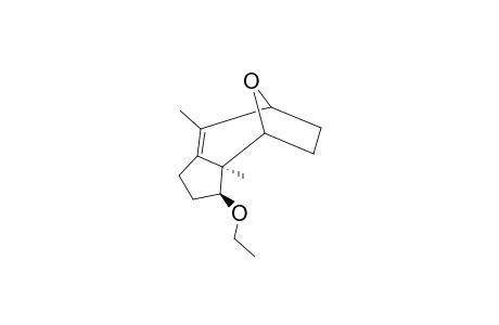 (1S*,2S*,10R*)-1,6-DIMETHYL-10-ETHOXY-11-OXATRICYCLO-[5.3.0.1(2,5)]-UNDEC-6-ENE