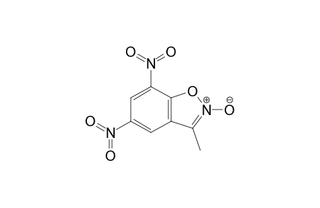 3-Methyl-5,7-dinitro-2-oxidanidyl-1,2-benzoxazol-2-ium