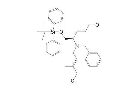 (2E,4S)-4-[BENZYL-[(2E)-4-CHLORO-3-METHYL-2-BUTENYL]-AMINO]-5-[[TERT.-BUTYL-(DIPHENYL)-SILYL]-OXY]-2-PENTEN-1-OL