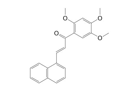 (2E)-1-(2',4',5'-TRIMETHOXYPHENYL)-3-(1-NAPHTHYL)-2-PROPEN-1-ONE