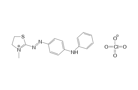 2-[(p-anilinophenyl)azo]-3-methyl-2-thiazolinium perchlorate