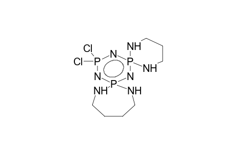 1,1-(1,4-BUTYLENEDIAMINO)-3,3-(1,3-PROPYLENEDIAMINO)-5,5-DICHLOROCYCLOTRIPHOSPHAZENE