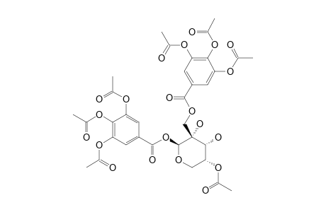 D-O-GALLOYL-D-HAMAMELOPYRANOSE-PERACETATE