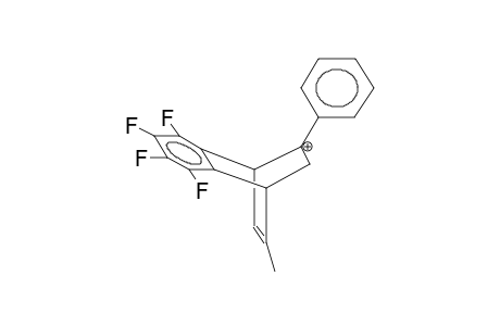 5-PHENYL-7-METHYL-2,3-TETRAFLUOROBENZOBICYCLO[2.2.2]OCTA-2,7-DIEN-5-YLCATION