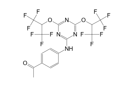 Ethanone, 1-[4-[4,6-bis(2,2,2-trifluoro-1-trifluoromethylethoxy)-1,3,5-triazin-2-yl]amino]phenyl-