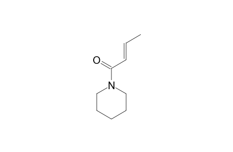 Piperidine, 1-(1-oxo-2-butenyl)-