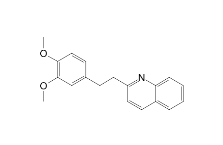 2-(3',4'-DIMETHOXYPHENYLETHYL)-QUINOLINE