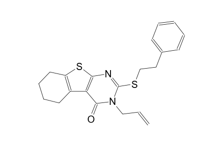 3-allyl-2-[(2-phenylethyl)sulfanyl]-5,6,7,8-tetrahydro[1]benzothieno[2,3-d]pyrimidin-4(3H)-one