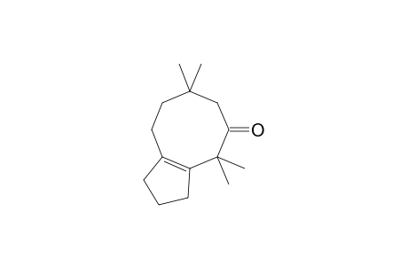 Bicyclo[6.3.0]undec-1(8)-en-3-one, 2,2,5,5-tetramethyl-