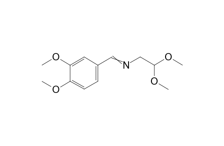 N-[(3,4-Dimethoxyphenyl)methylene]-2,2-dimethoxy-ethanamine